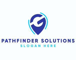 Navigate - Pin Locator Letter G logo design