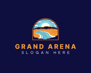 Grand Mesa Mountain logo design