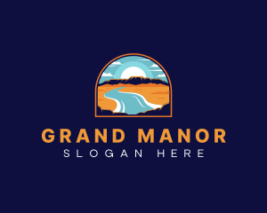 Grand Mesa Mountain logo design