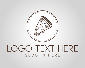 Vintage - Handmade Pizza Pizzeria logo design