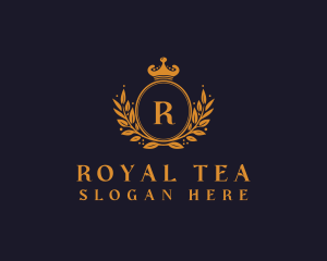 Royal Wreath  Crown Monarch logo design