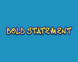 Statement - Underground Graffiti Wordmark logo design