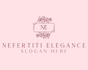 Floral Wreath Frame logo design