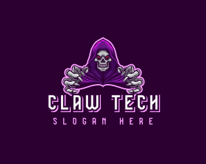 Claw - Horror Grim Reaper logo design
