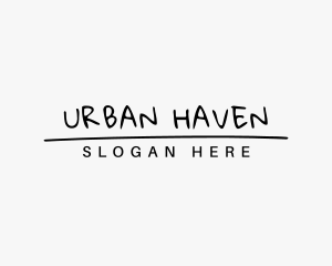 Urban Handwritten Brand logo design