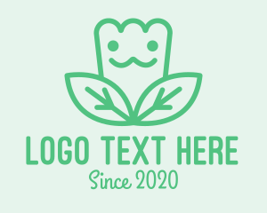 Character - Green Tulip Character logo design
