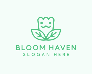 Tulip Flower Plant logo design