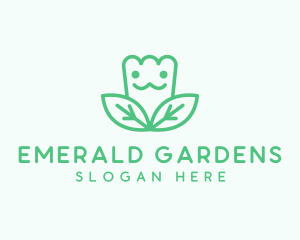 Tulip Flower Plant logo design