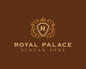 Royal Lux Crown Shield logo design