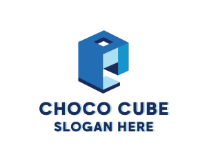 Technology AI Cube logo design