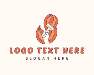 Painter - Painter Hand Painting logo design