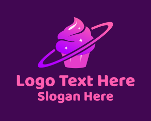 Starry Cupcake Orbit Logo