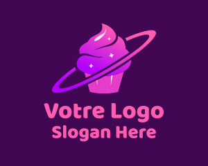 Starry Cupcake Orbit Logo