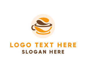 Container - Coffee Bean Cup logo design