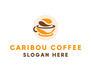 Coffee Bean Cup logo design