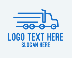 Fast Cargo Truck Logo