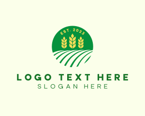 Lawn - Farm Plant Agriculture logo design