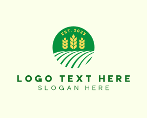 Farm Plant Agriculture Logo