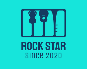 Rock - School Music Band logo design