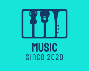 School Music Band logo design