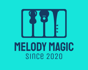 Music - School Music Band logo design