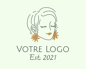 Etsy - Beauty Woman Earrings logo design