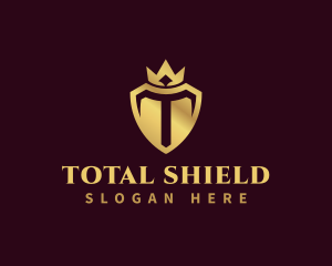 Premium Shield Crown logo design