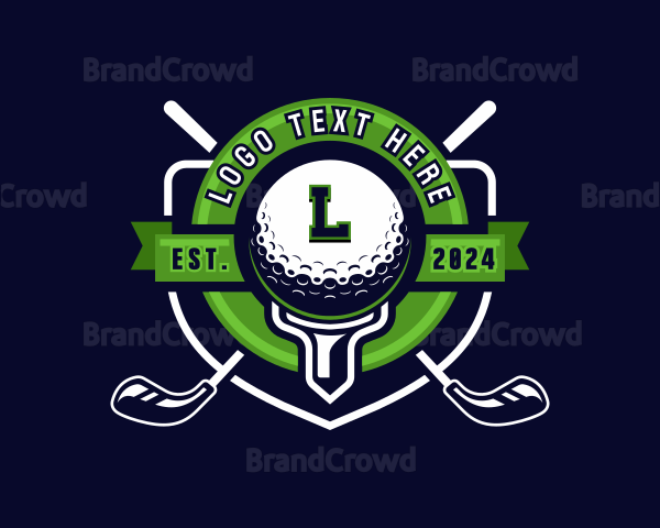 Golf Ball Tournament Logo