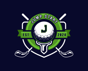 Golf Ball Tournament logo design