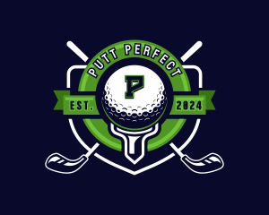 Golf Ball Tournament logo design