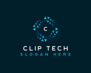 Artificial Intelligence Cyber Tech logo design