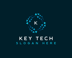 Artificial Intelligence Cyber Tech logo design