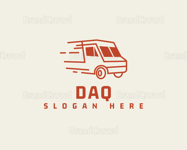 Fast Transport Truck Logo