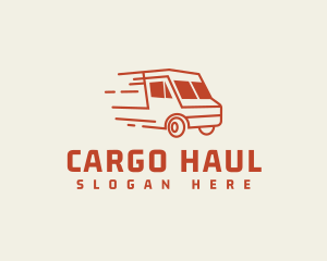 Fast Transport Truck logo design