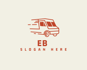 Moving - Fast Transport Truck logo design