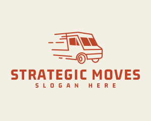 Fast Transport Truck logo design