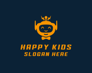 Happy Media Robot  logo design