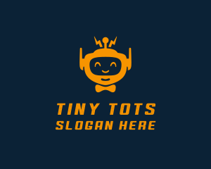 Toddler - Happy Media Robot logo design
