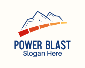 Mountain Power Meter logo design