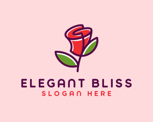 Bloom - Rose Flower Boutique logo design