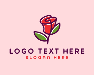 Flower - Rose Flower Boutique logo design