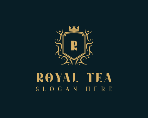 Royal Event Planner Shield logo design