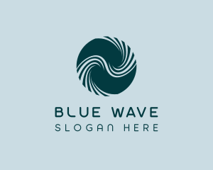 Biotech Science Waves logo design
