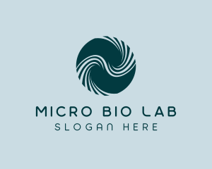 Biotech Science Waves logo design