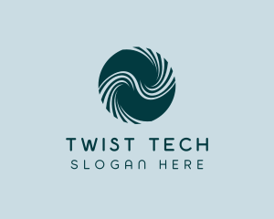 Twist - Biotech Science Waves logo design