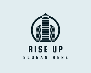 Construction Skyscraper Realty logo design