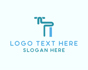 Liquid - Blue Tap Faucet logo design