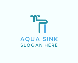 Sink - Blue Tap Faucet logo design