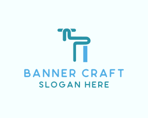 Blue Tap Faucet  logo design