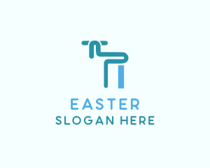 Faucet - Blue Tap Faucet logo design